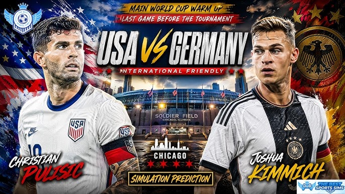 USA vs. Tyskland: USA utmanar den fläckfria tyska maskinen i generalrepetitionen i Chicago