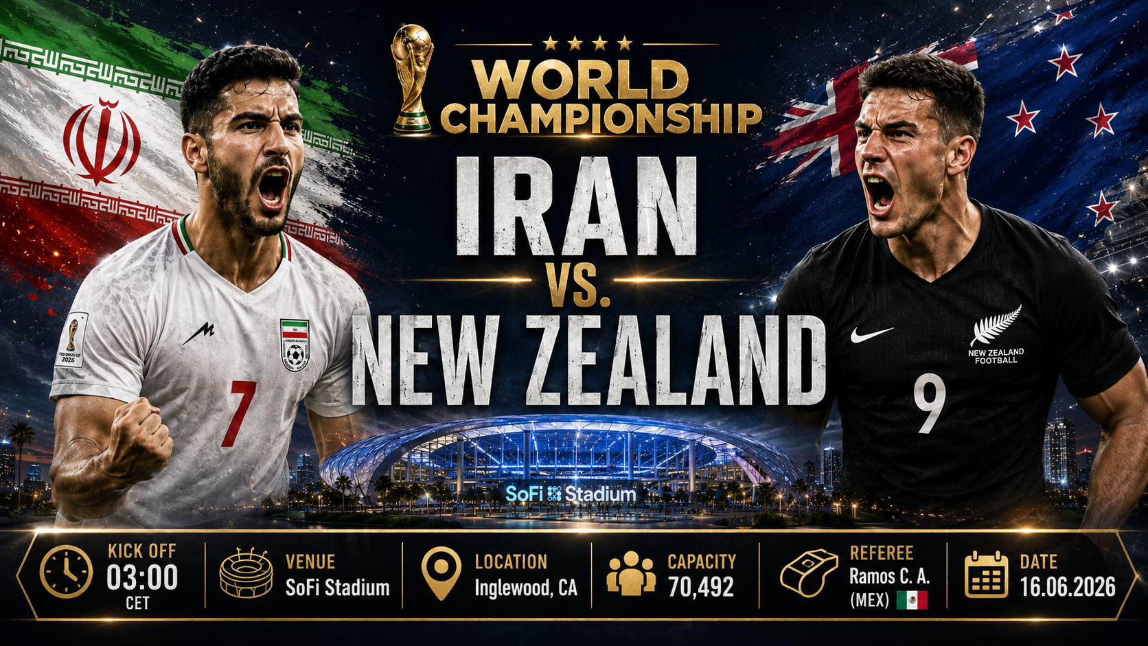 Iran - Nya Zeeland : Logistisk mardröm för Team Melli mot oceaniska underdogs